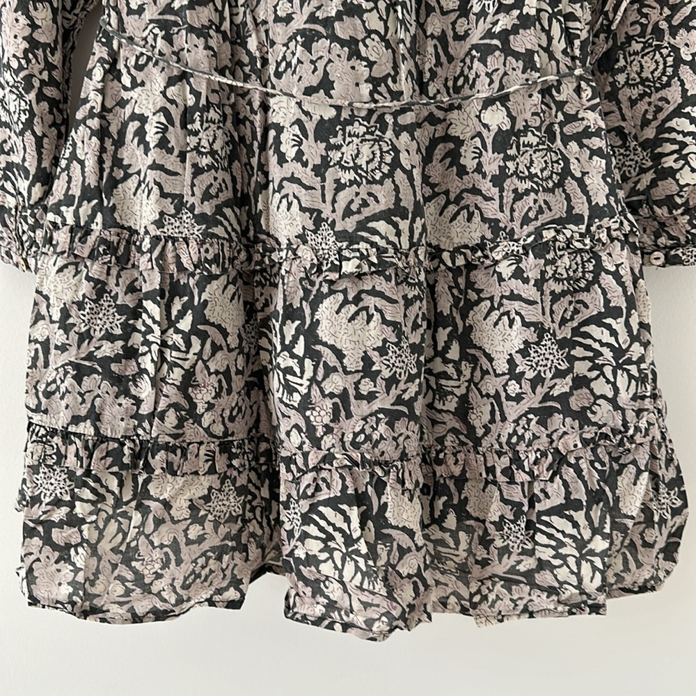 Cleobella Mylah Mini Dress Women’s Floral Button Down Organic Cotton Size Medium - Picture 14 of 16